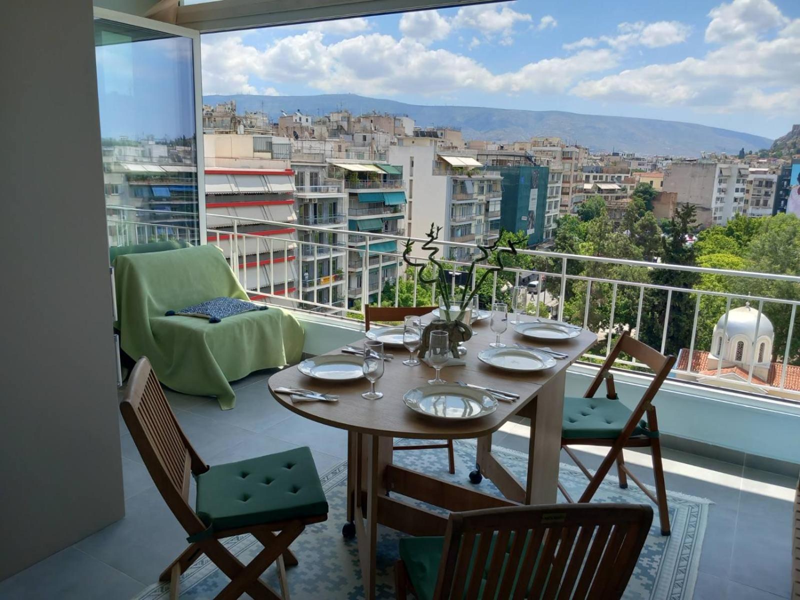Acropolis Panoramic Studio Athene Buitenkant foto